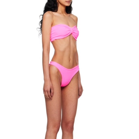 NWT Hunza G Tina bikini set in bubblegum - Picture 2 of 8